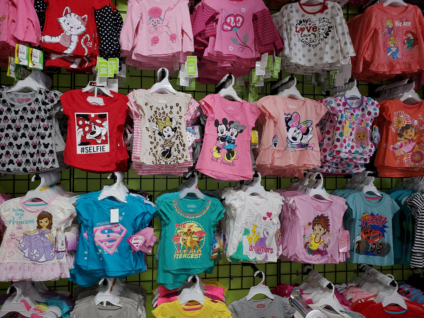 Girls Character & Graphic Tops and Tee Shirts Size 2T 4T