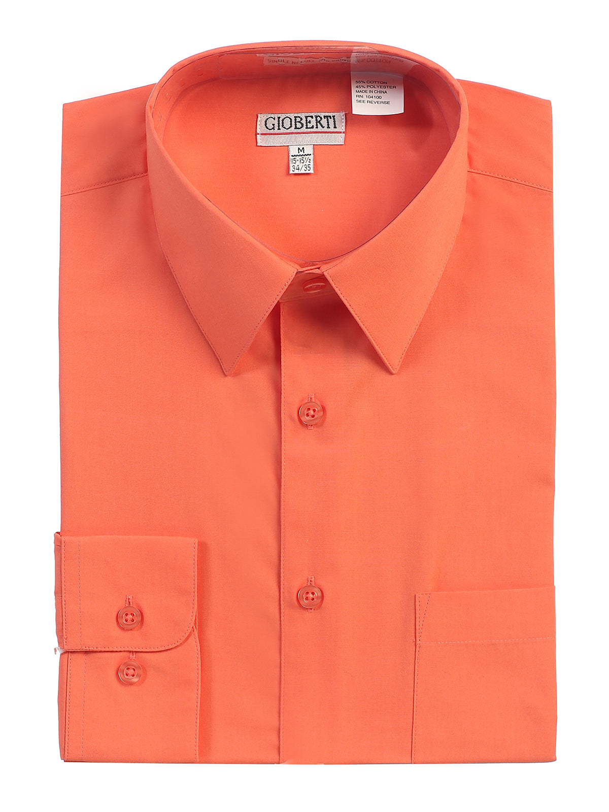 Wholesale Bulk Order Men's Long Sleeve Solid Dress Shirt, Coral b1 wholesaler Wholesale Bulk Order Men's Long Sleeve Solid Dress Shirt, Coral b1 wholesaler