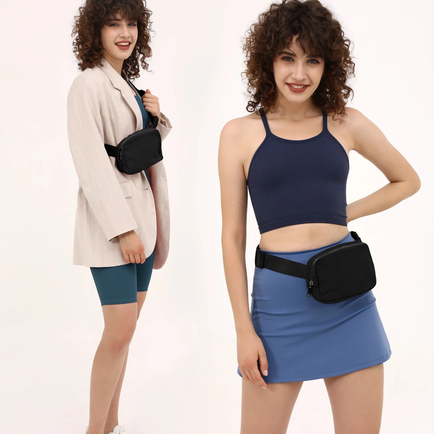 Unisex Mini Belt Bag with Adjustable Strap Small Fanny Pack