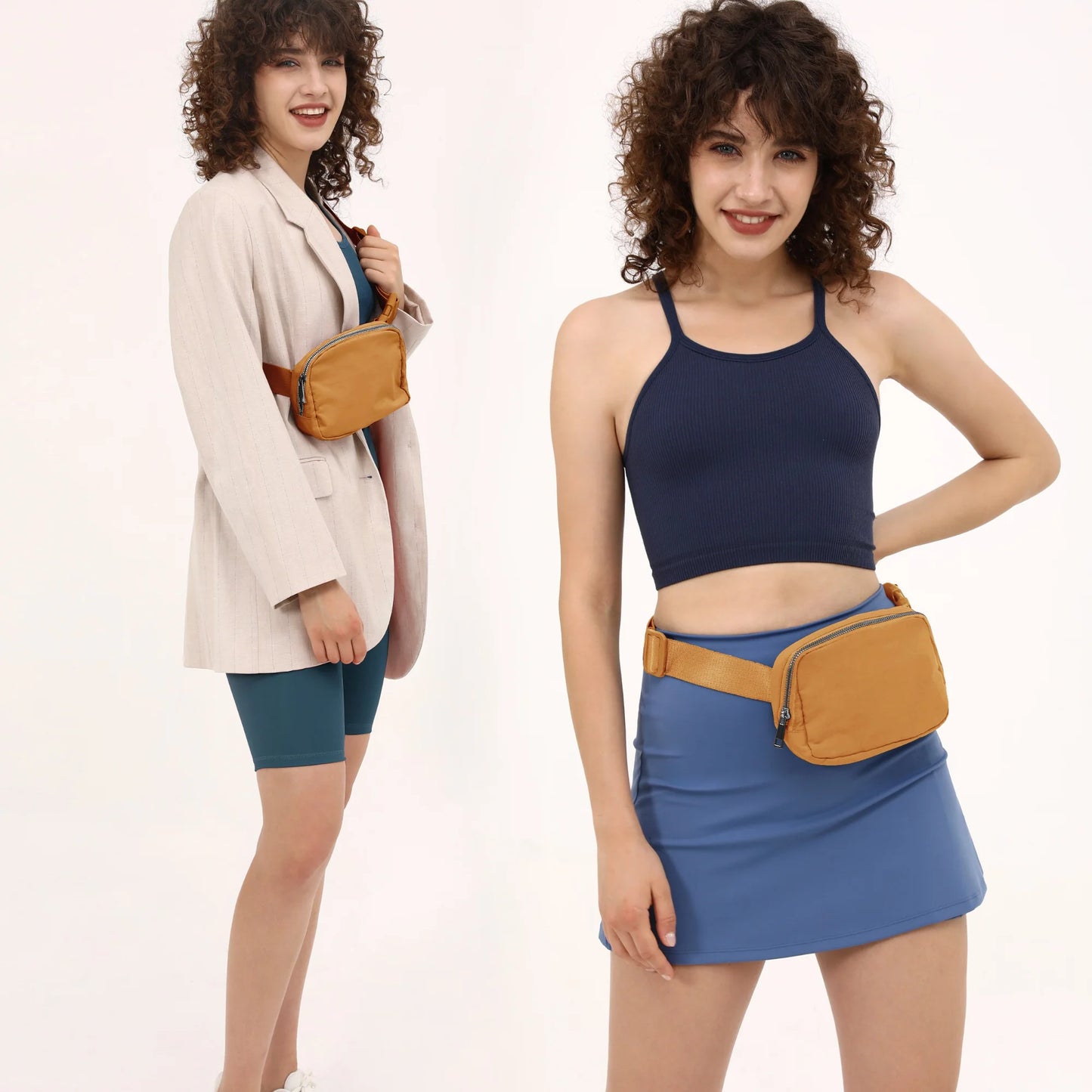 Unisex Mini Belt Bag with Adjustable Strap Small Fanny Pack