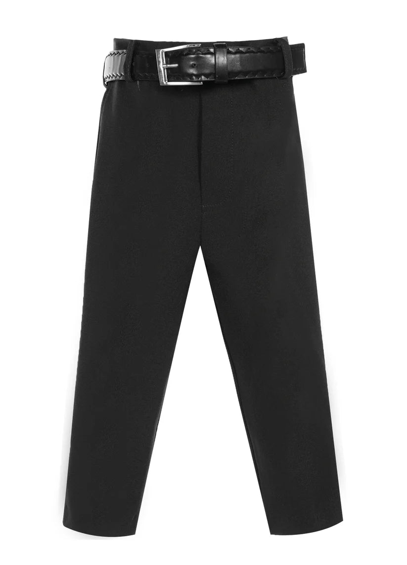Boy Dress Pants Flat Front With Belt 100% Polyester RFL-P38