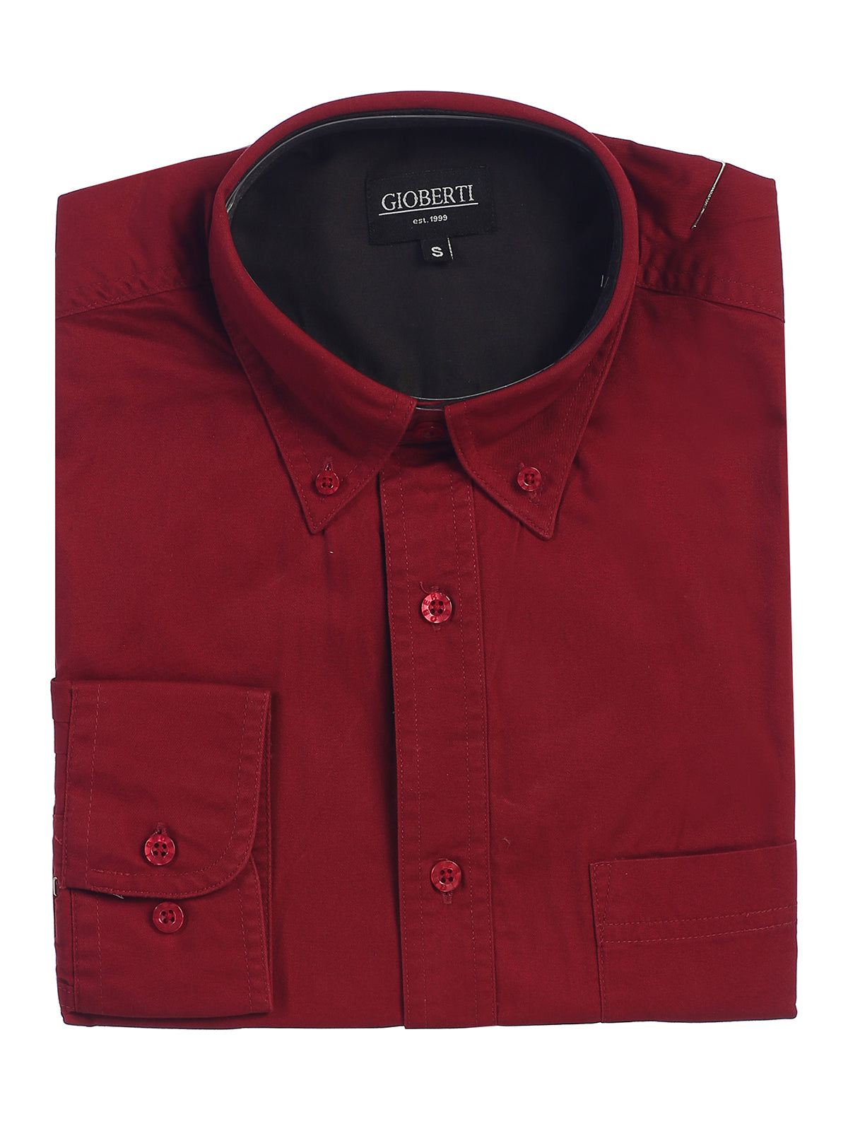 Men's Casual Twill Contrast Shirts