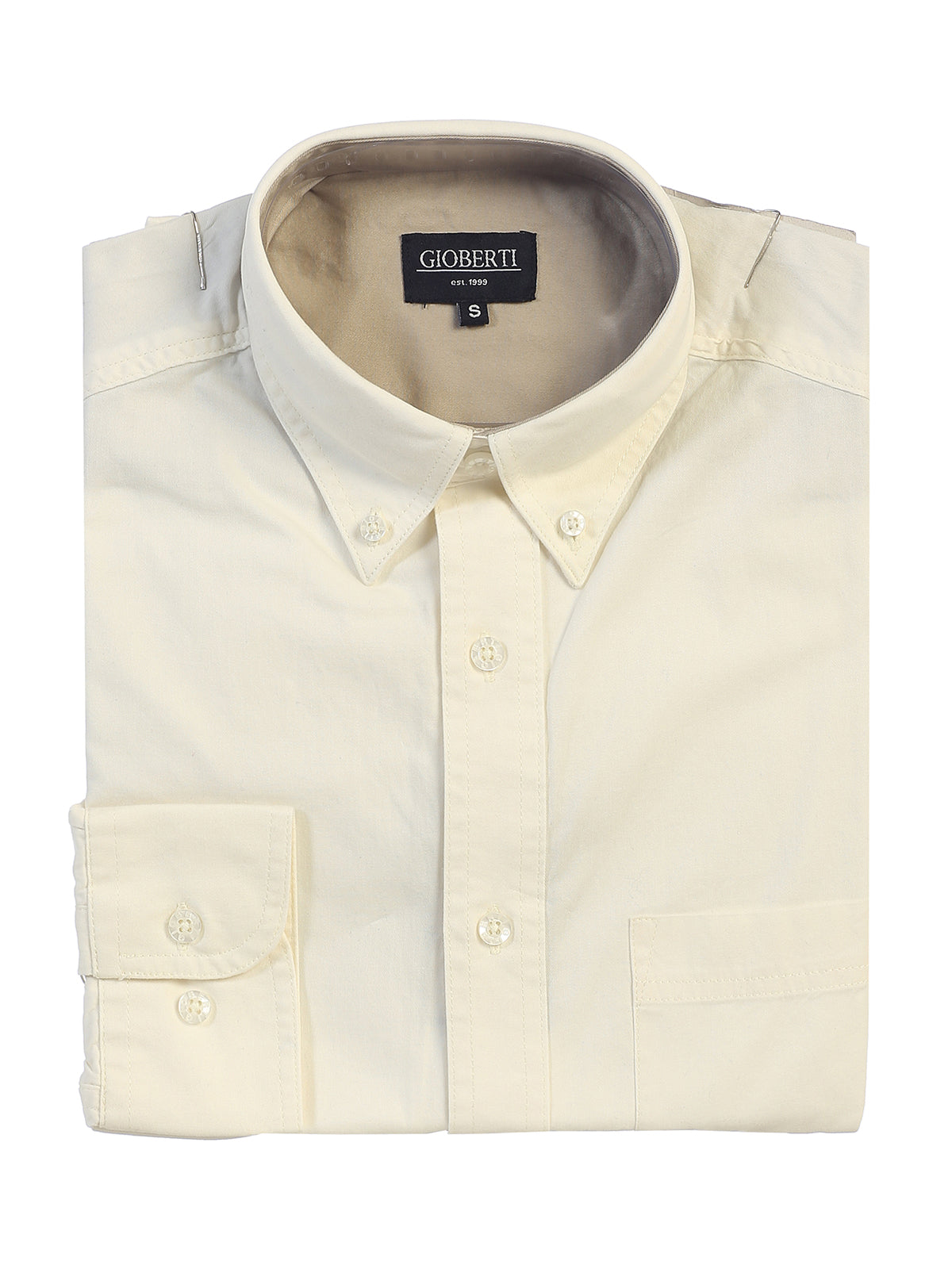 Men's Casual Twill Contrast Shirts