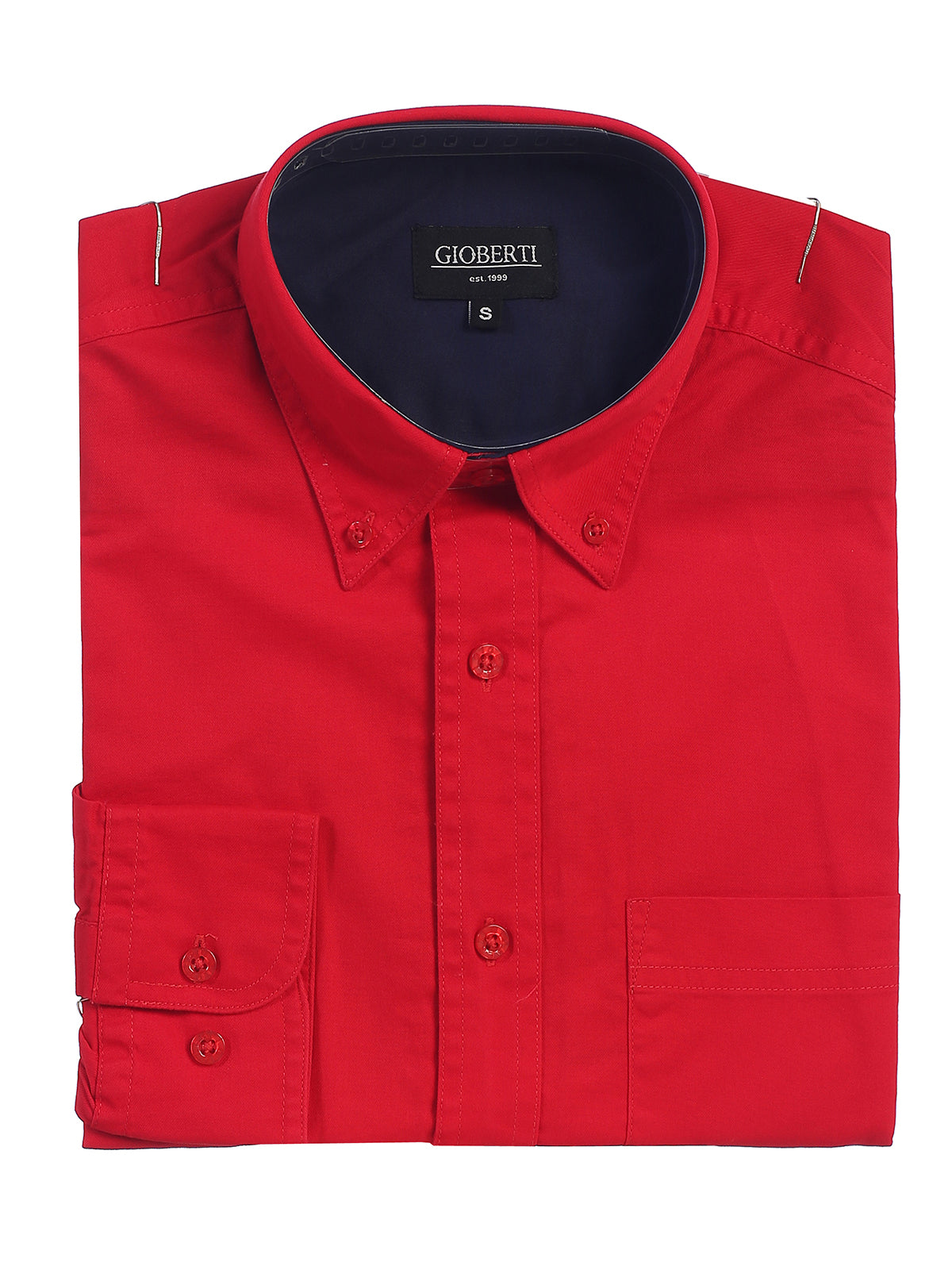 Men's Casual Twill Contrast Shirts