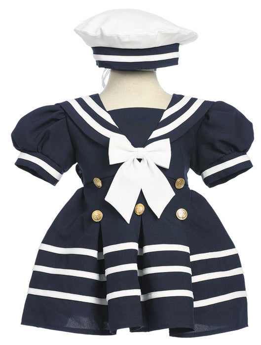 Girls Sailor Outfit Set With Hat RFL-602