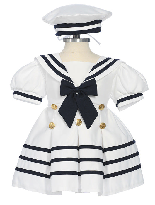 Girls Sailor Outfit Set With Hat RFL-602