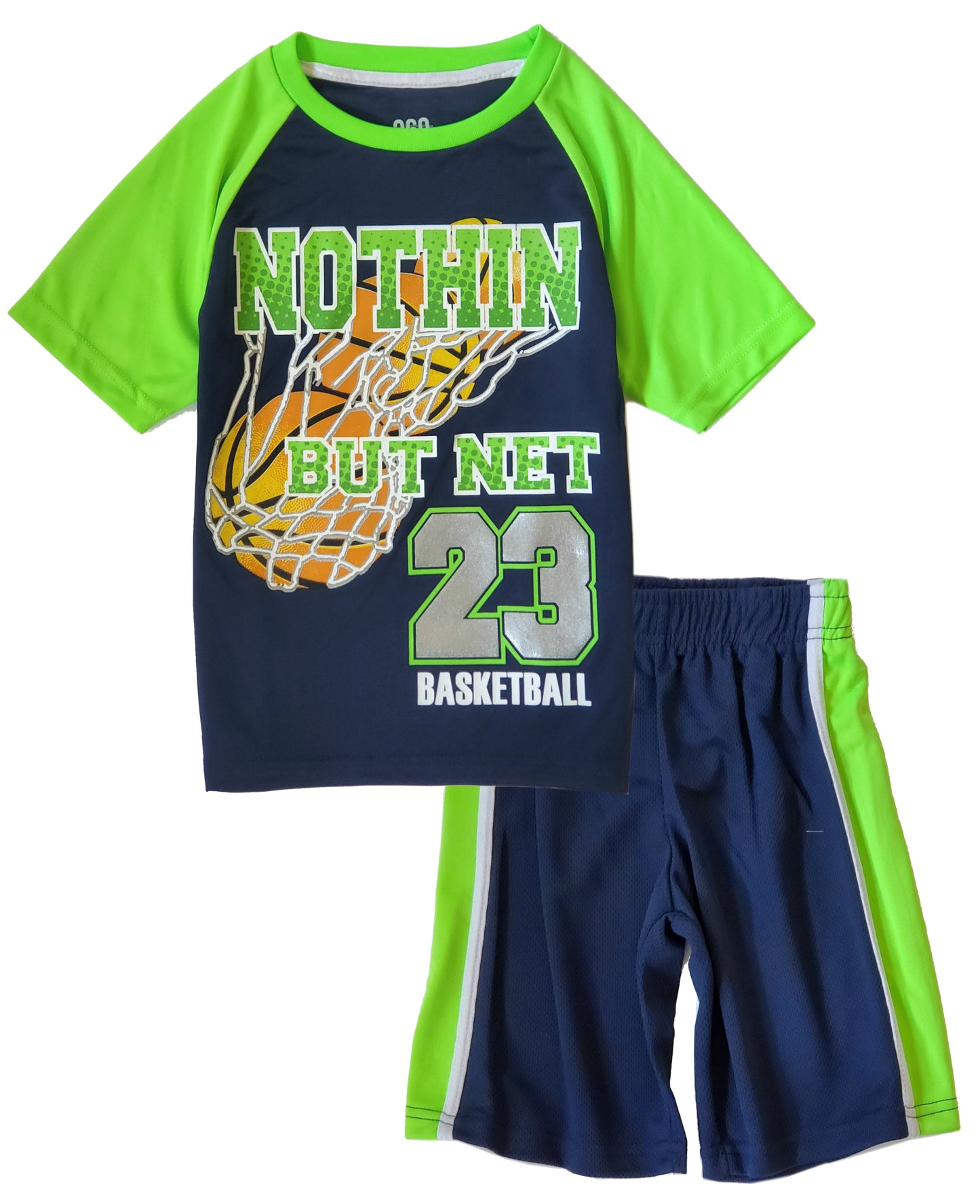 Boys Athletic Shorts Outfit Set Mesh Basketball Jersey Pack of 6 360 Athletic