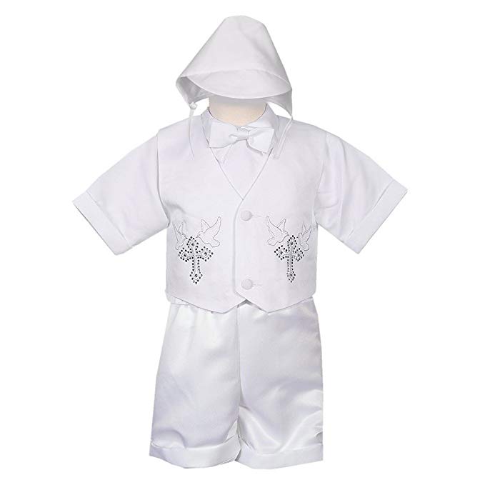 Baptism Christening Outfit Short Set RFL-AA-001