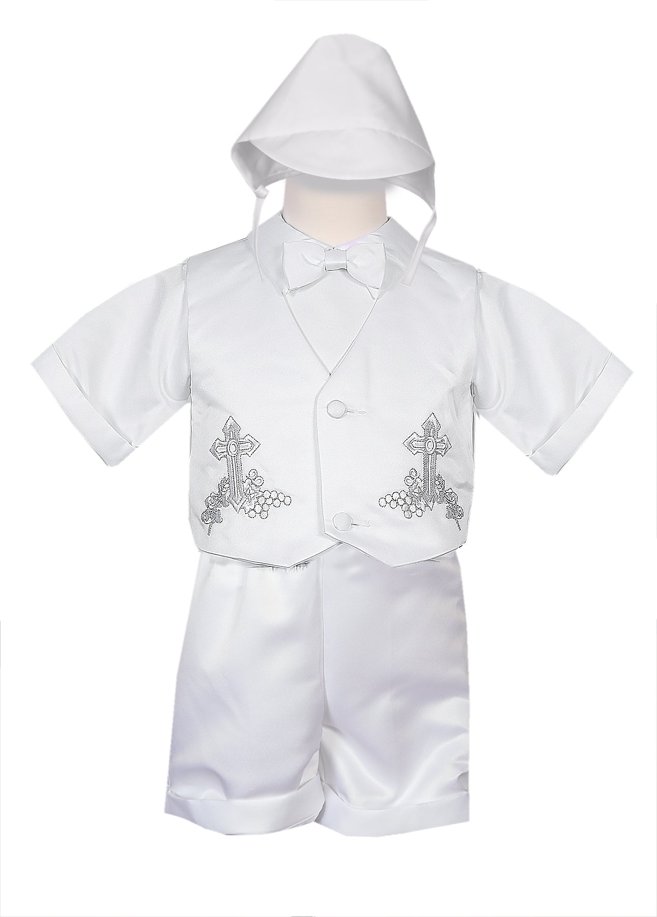 Baptism Christening Outfit Short Set RFL-BCG
