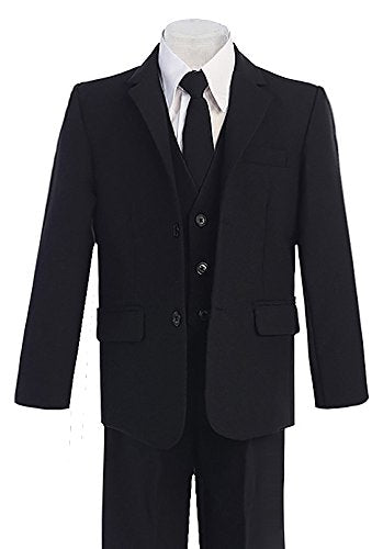 Boys 5-Piece Suit Set 100% Polyester Slim Cut RFL-018