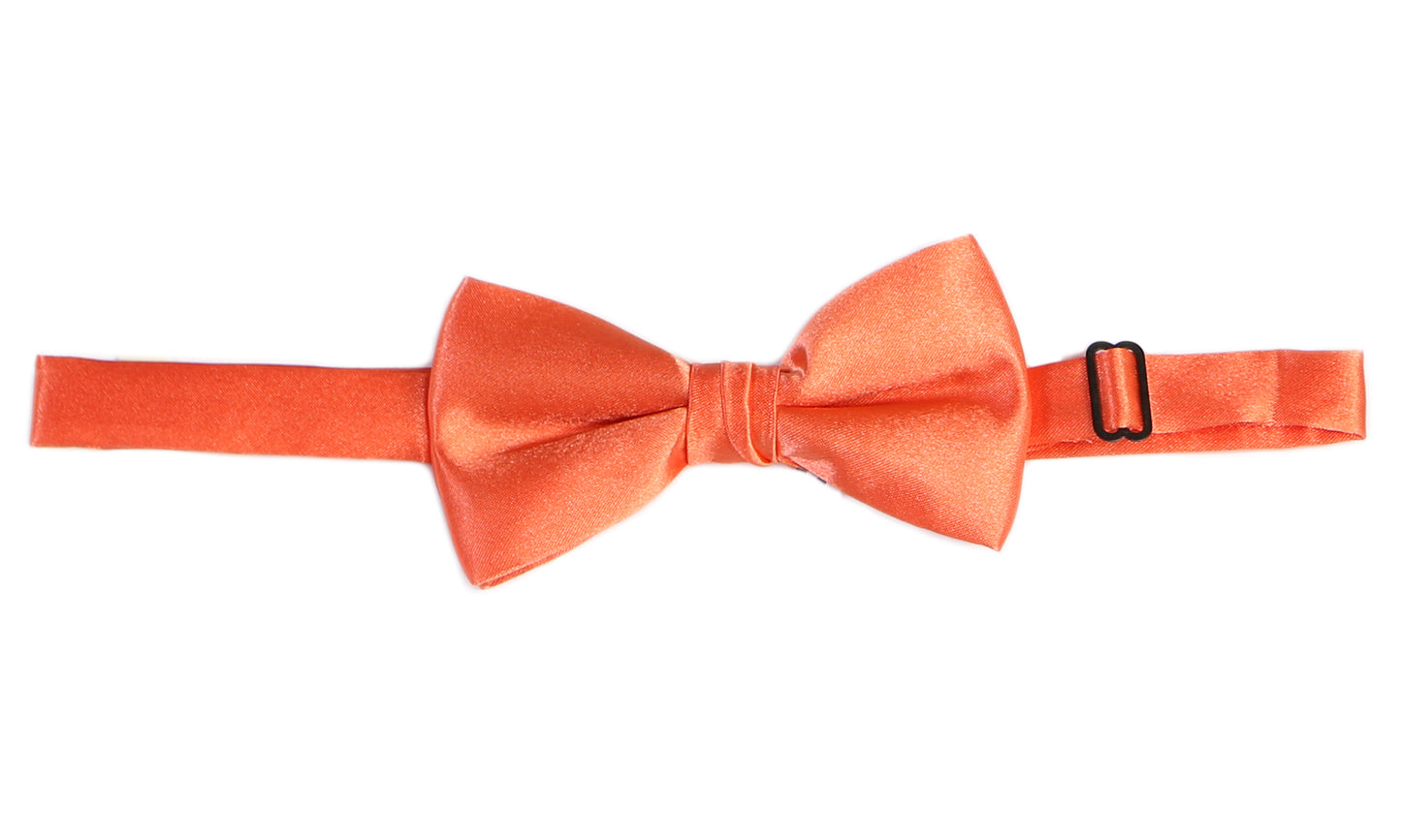 Wholesale Bow Tie Kids Boys Men Solid Satin