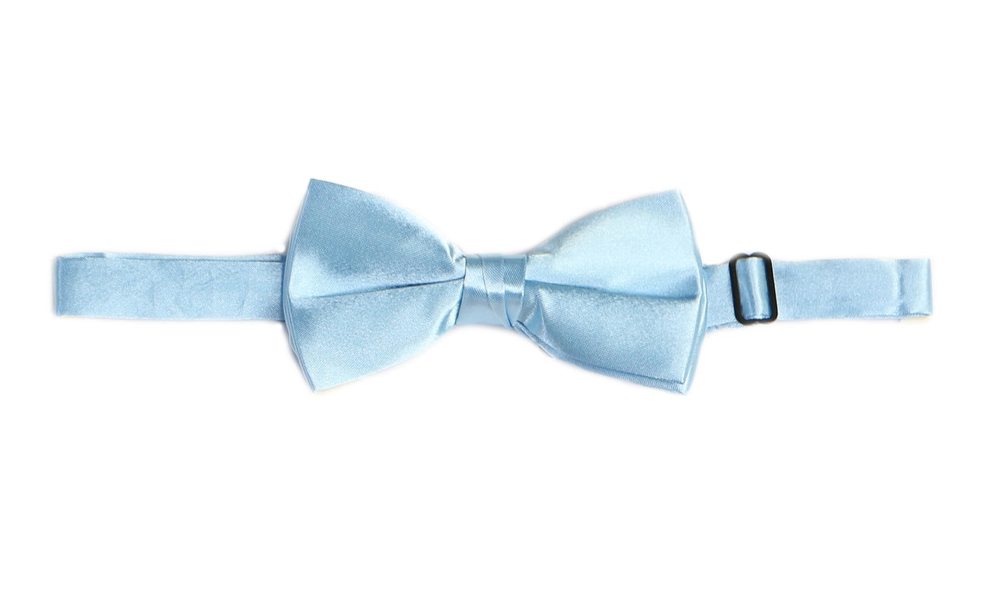 Wholesale Bow Tie Kids Boys Men Solid Satin