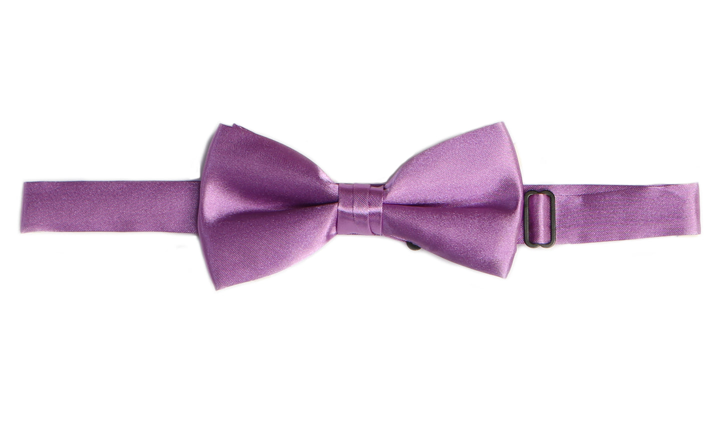 Wholesale Bow Tie Kids Boys Men Solid Satin