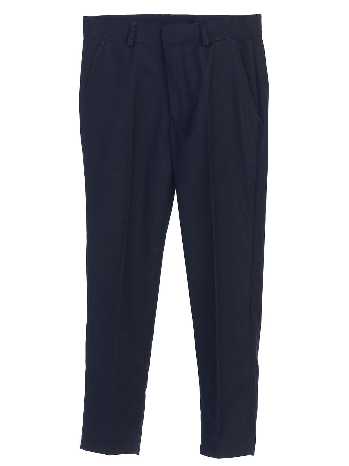 Boys Slim Fit Flat Front Dress Pants 100% Polyester P68