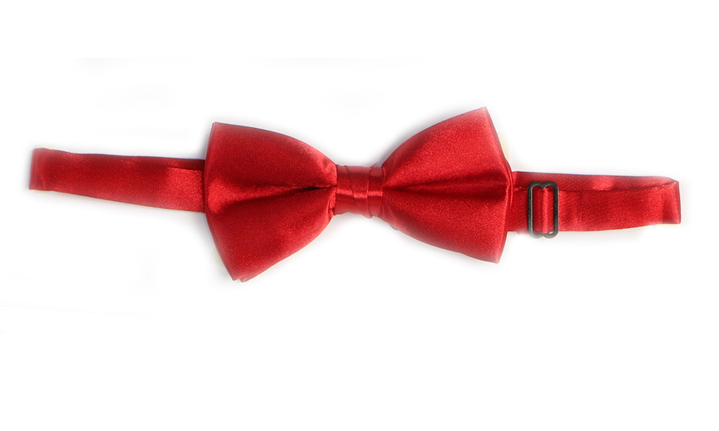 Wholesale Bow Tie Kids Boys Men Solid Satin