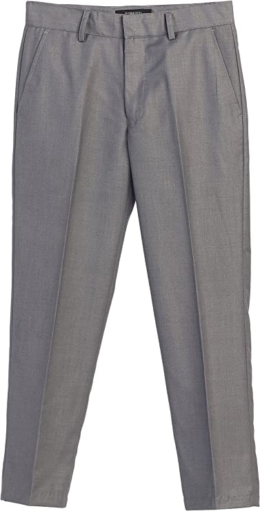 Boys Adjustable Waist Flat Front Dress Pants
