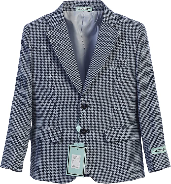 Boys and Kids Houndstooth Blazer Jacket GB-BLZ-HT