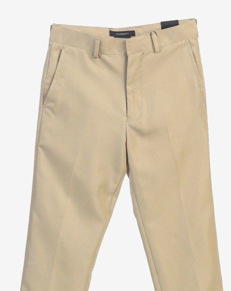 Boys Adjustable Waist Flat Front Dress Pants