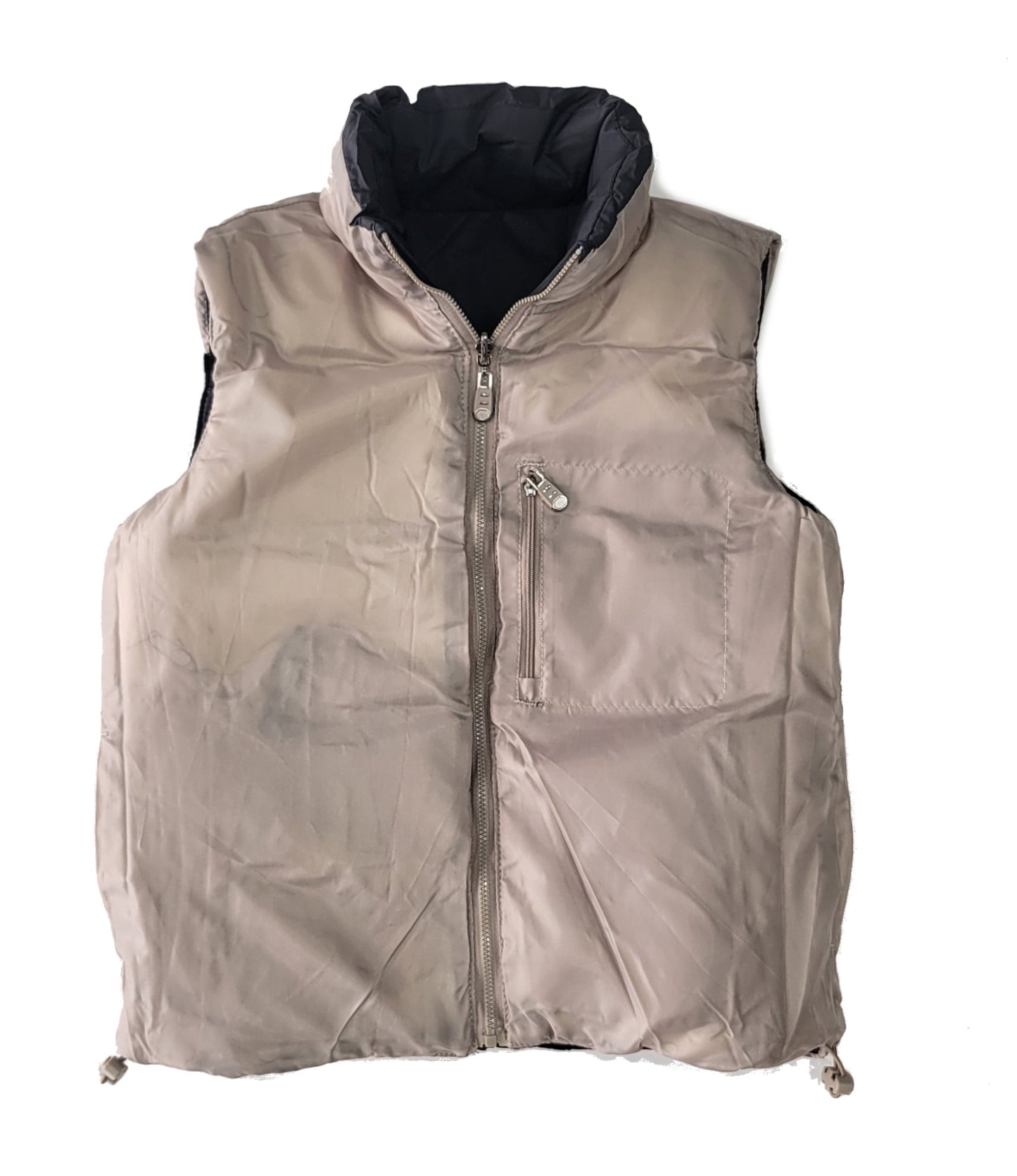 Boys Puffer Vest Reversible Waterproof Down Alternative Size 8 - 18