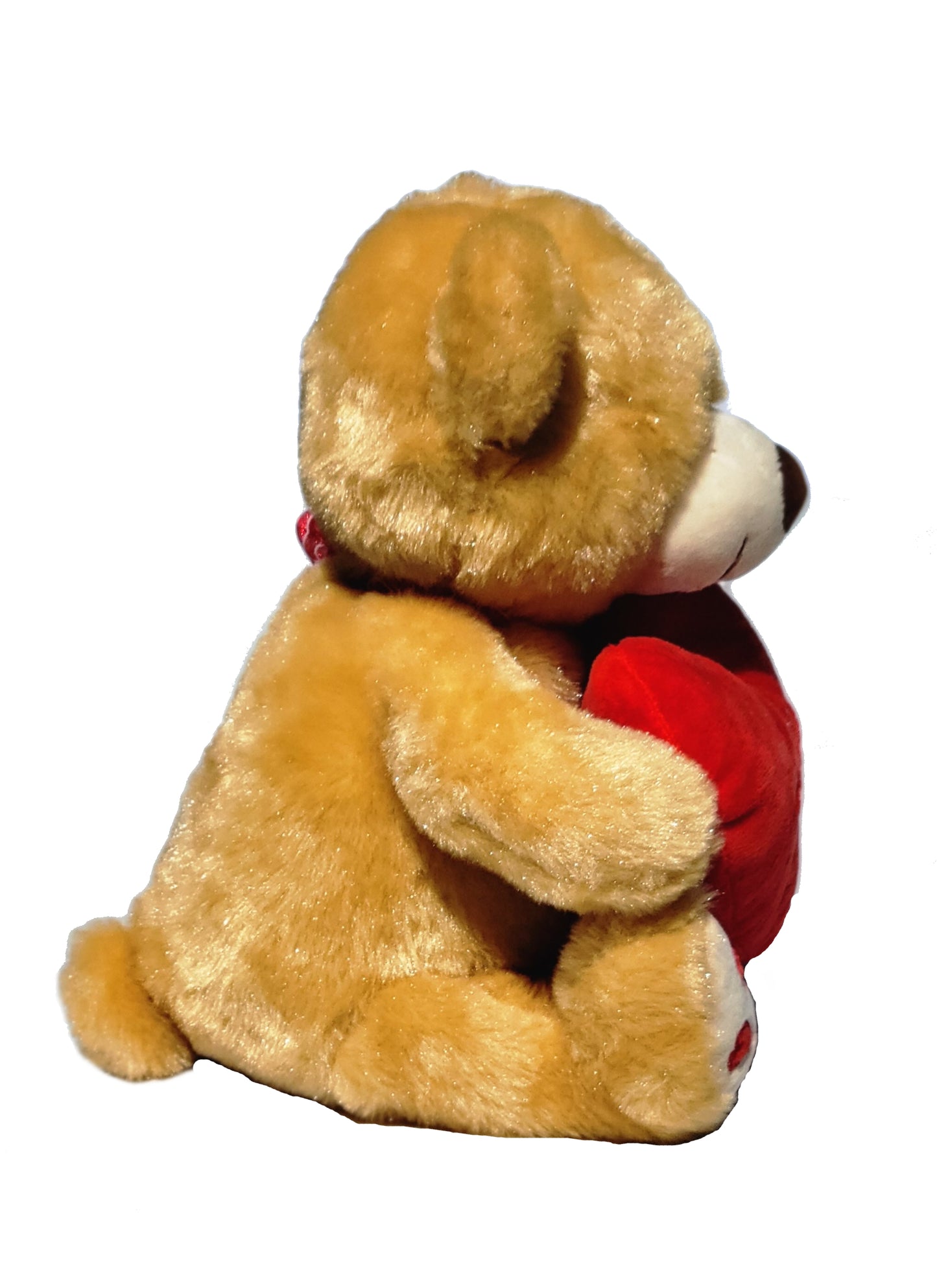 Light Brown Bear Holding Red I Love You Heart 10 Inches Valentine's Day Gift & Home Decor