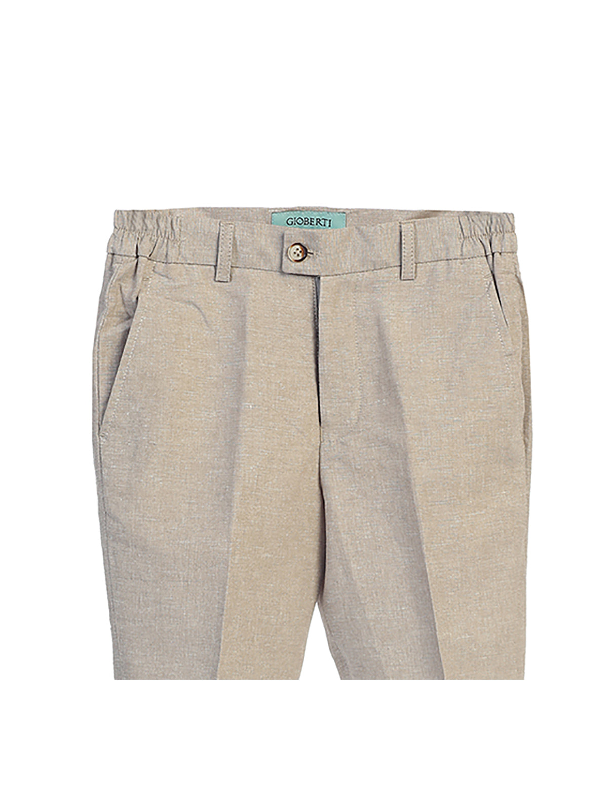 boy's linen dress pants front