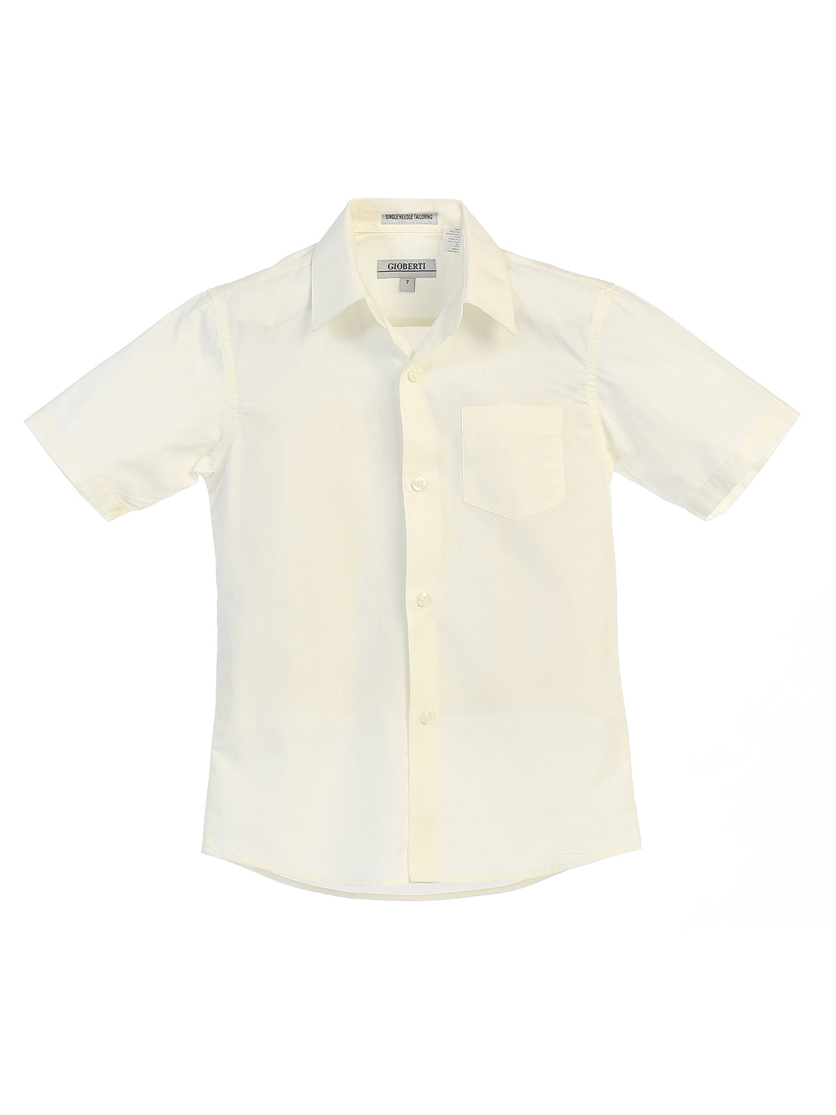 kids formal button down dress shirt-open