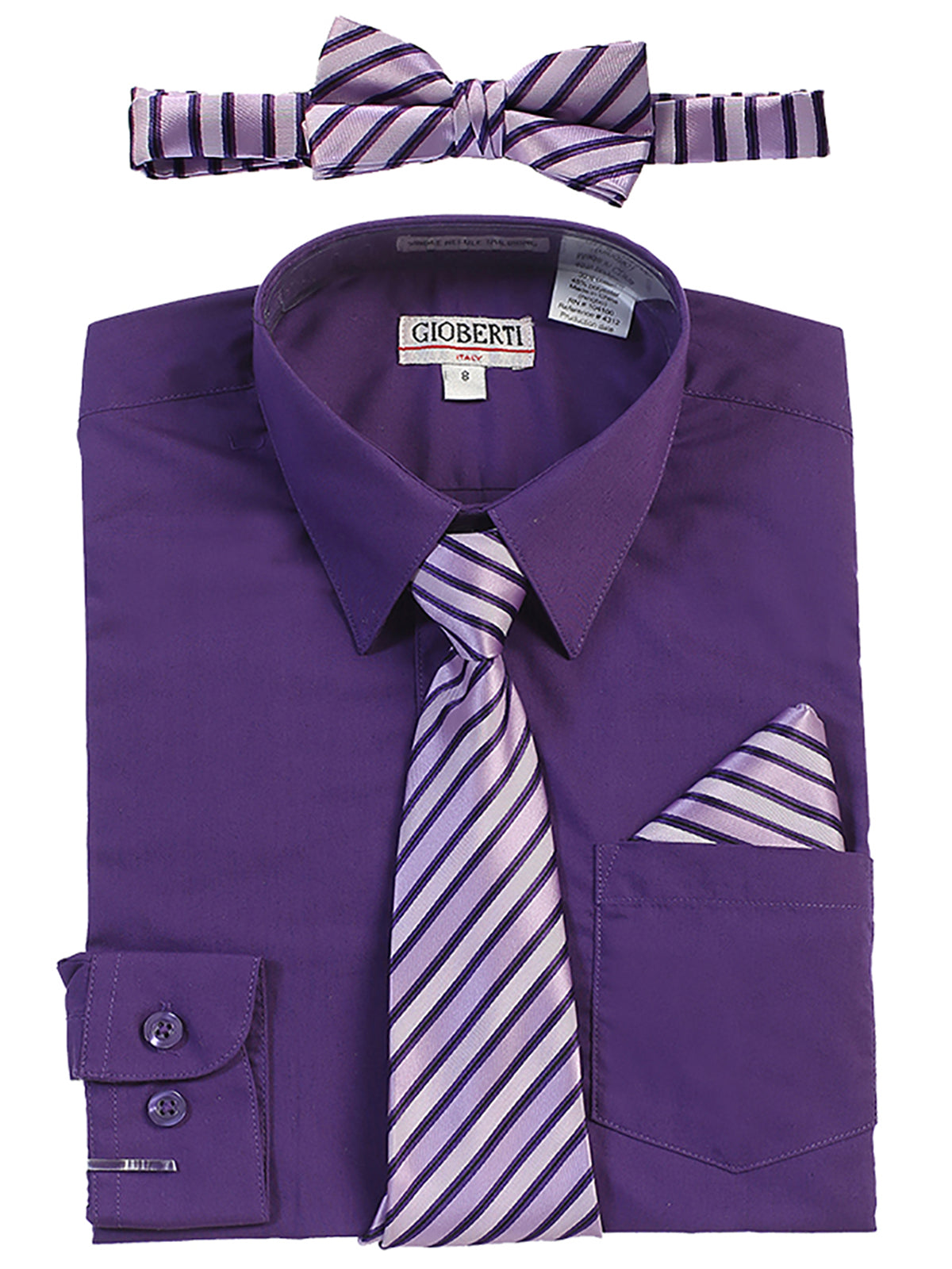 Shirt with tie set