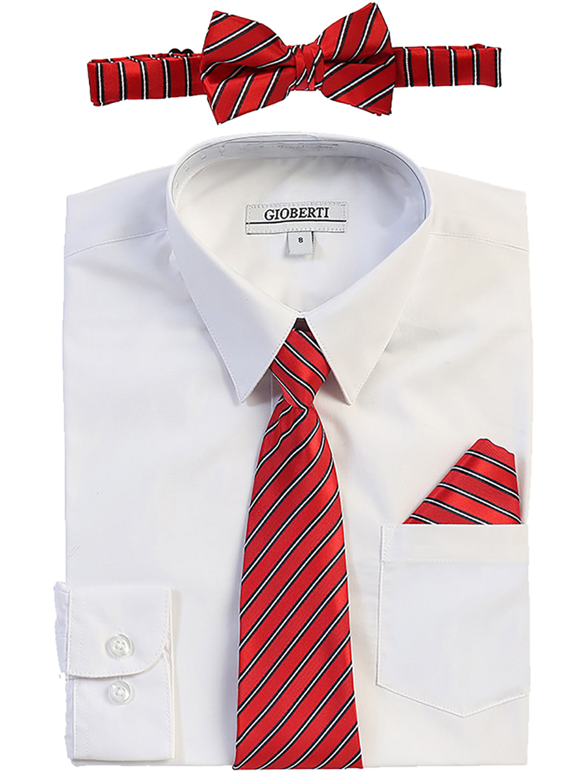 Shirt with tie set