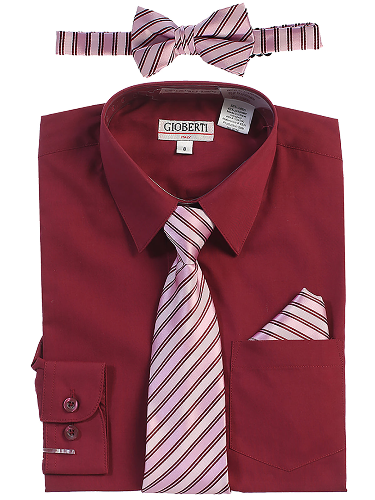 Shirt with tie set