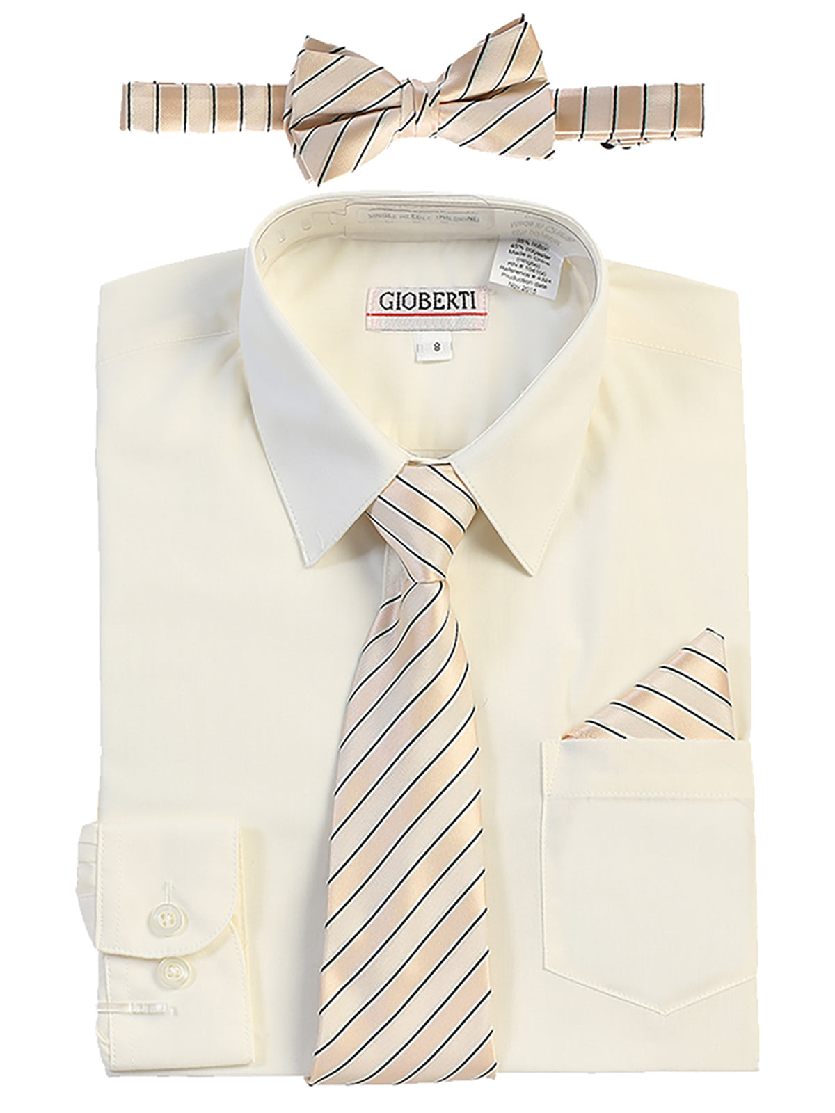 Shirt with tie set