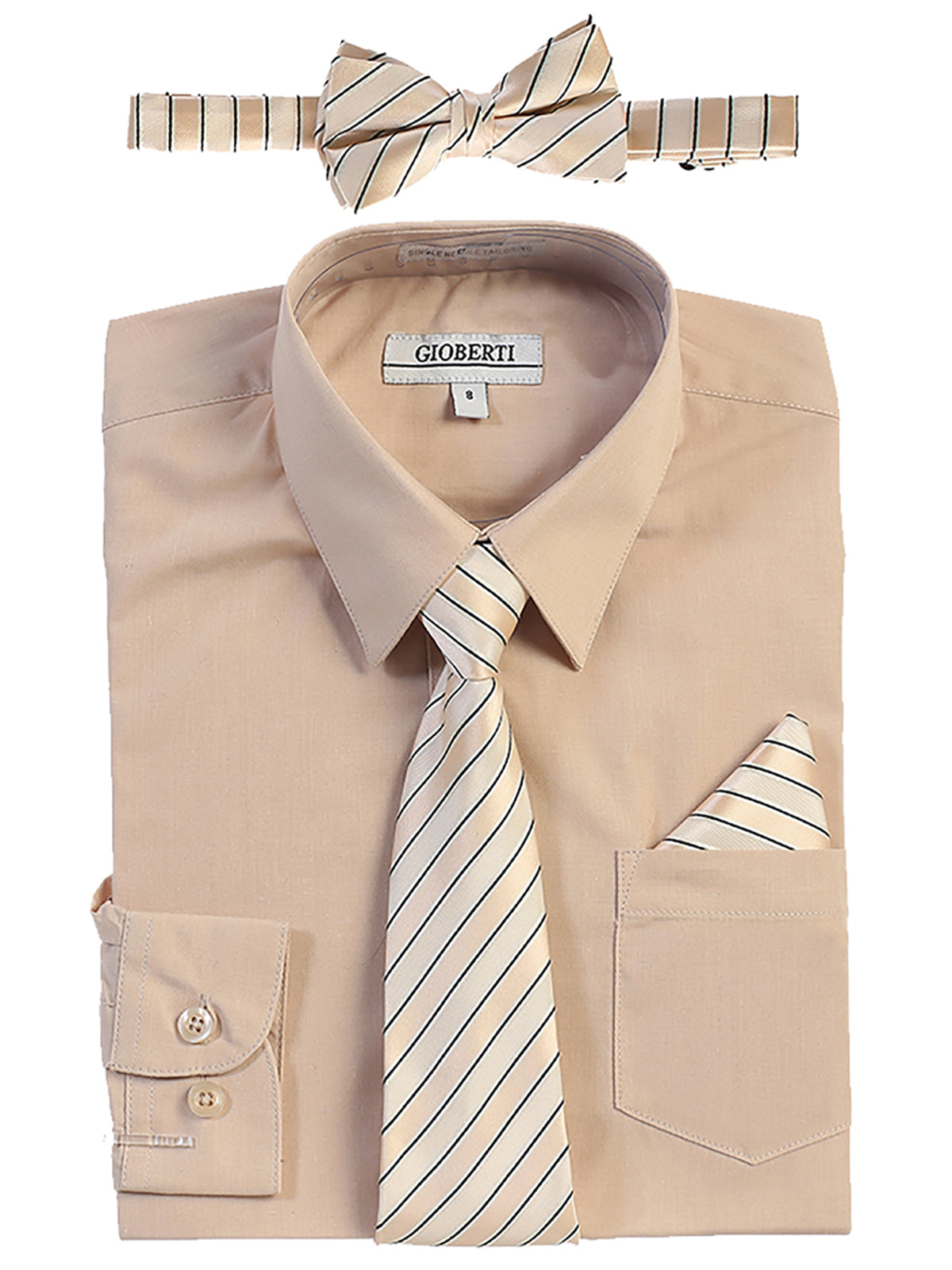 Shirt with tie set