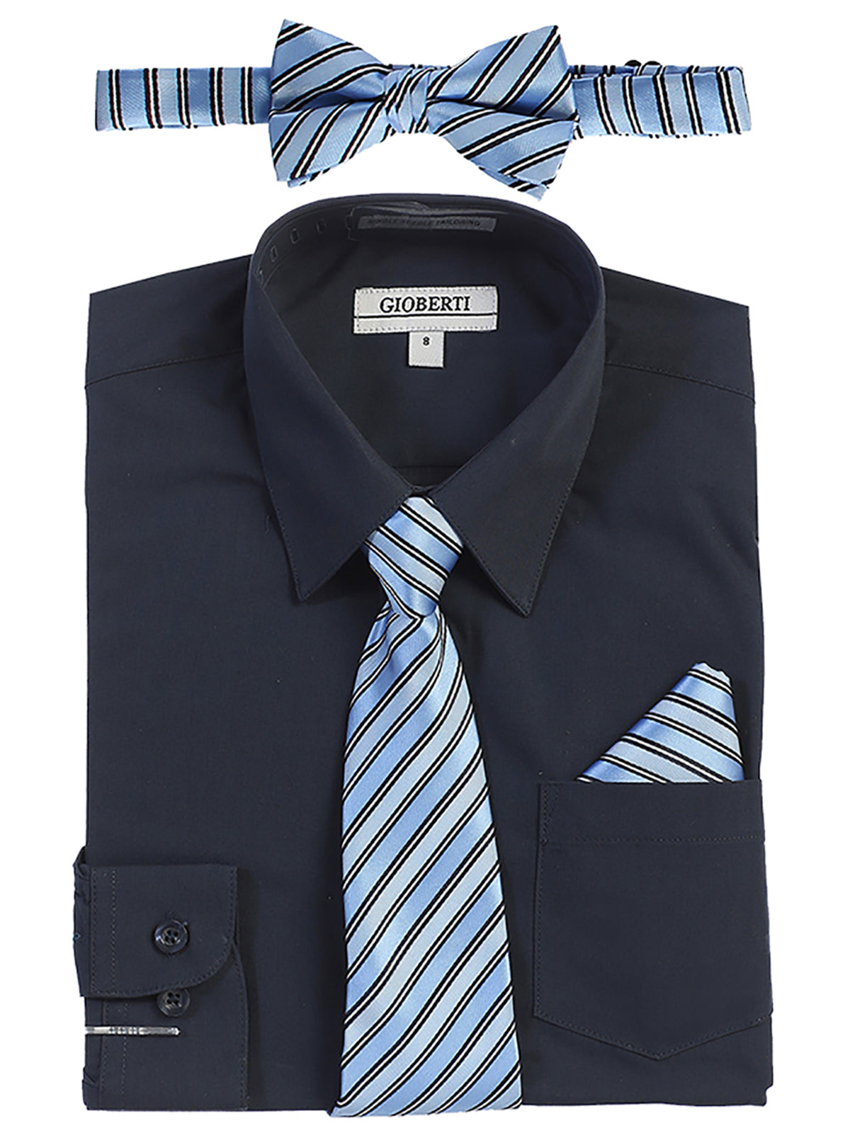 Shirt with tie set