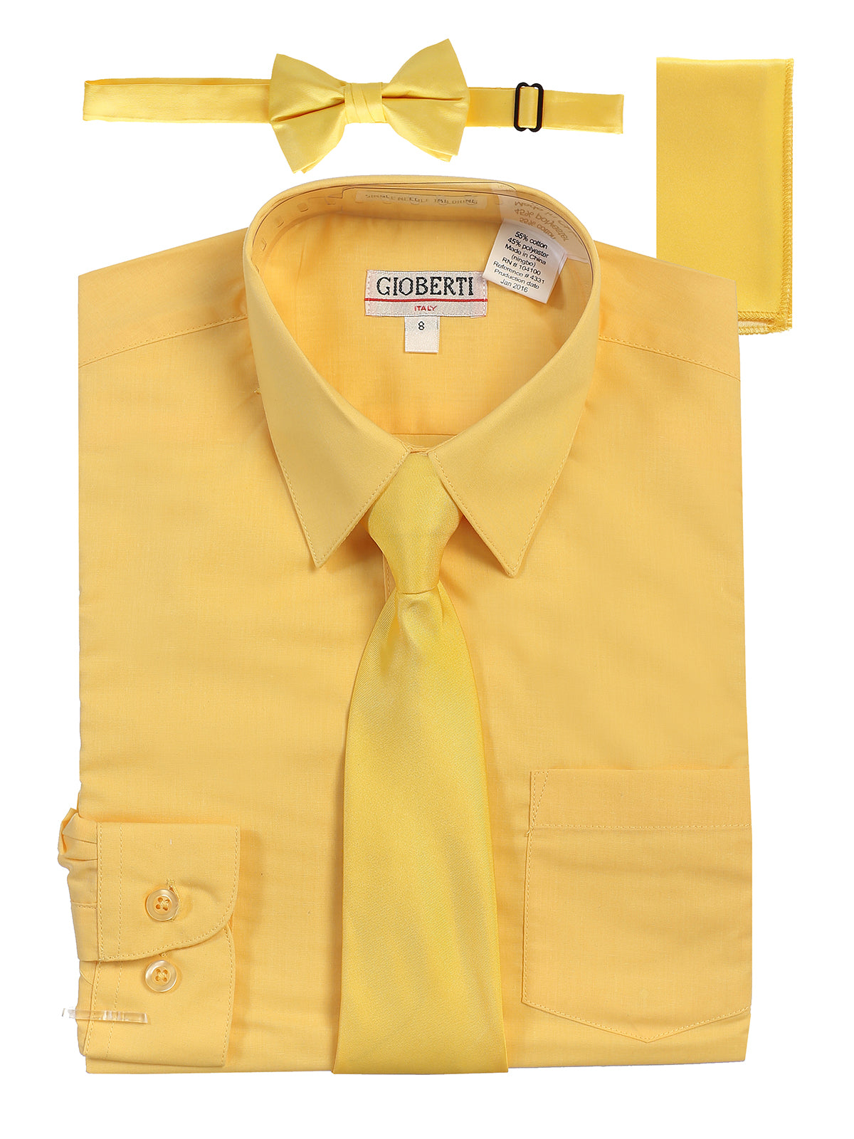 Shirt with tie set