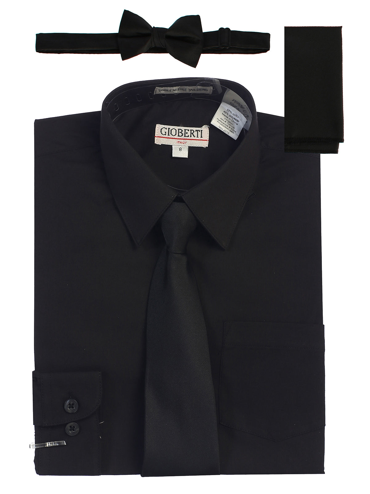 Shirt with tie set