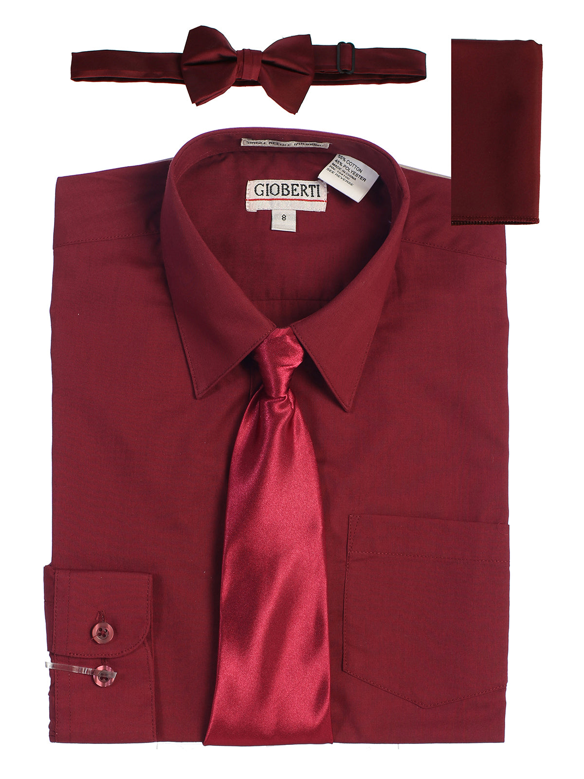 Shirt with tie set