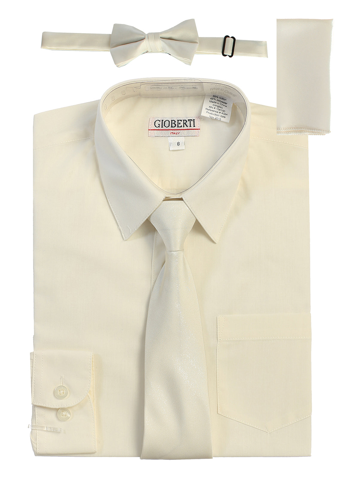 Shirt with tie set