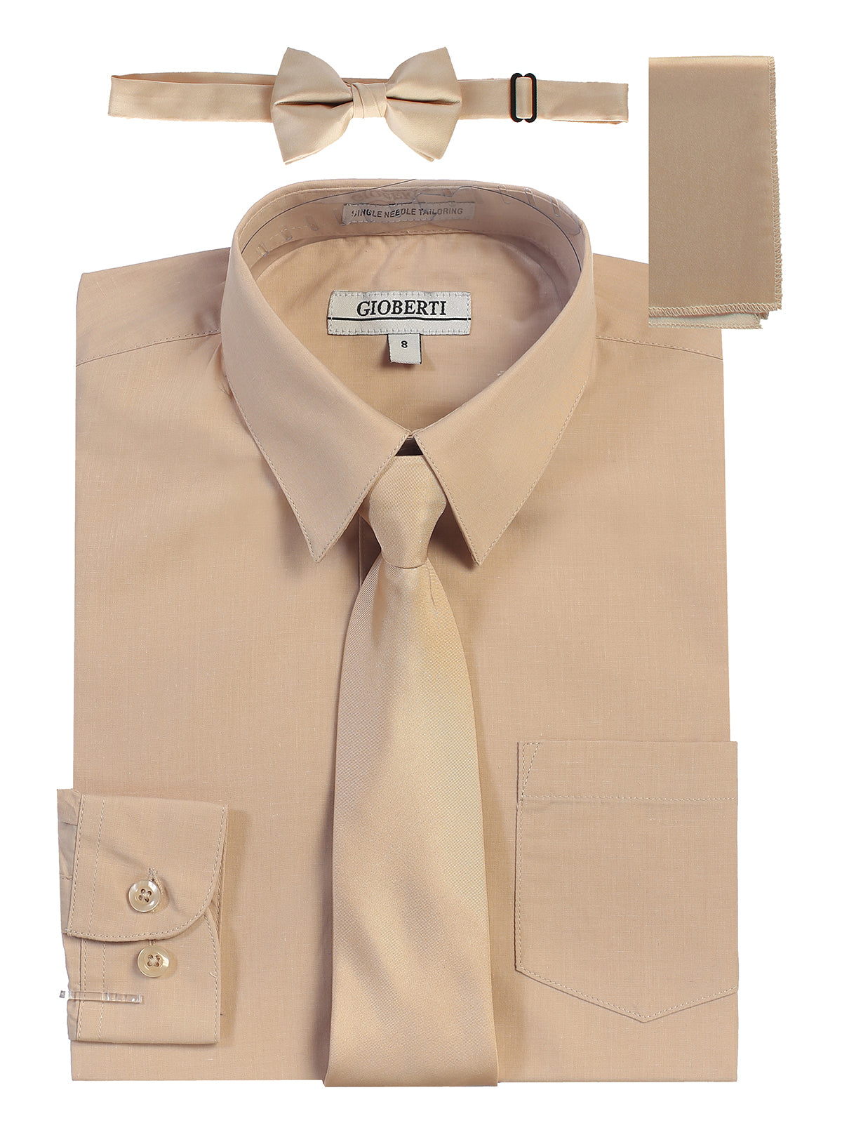 Shirt with tie set