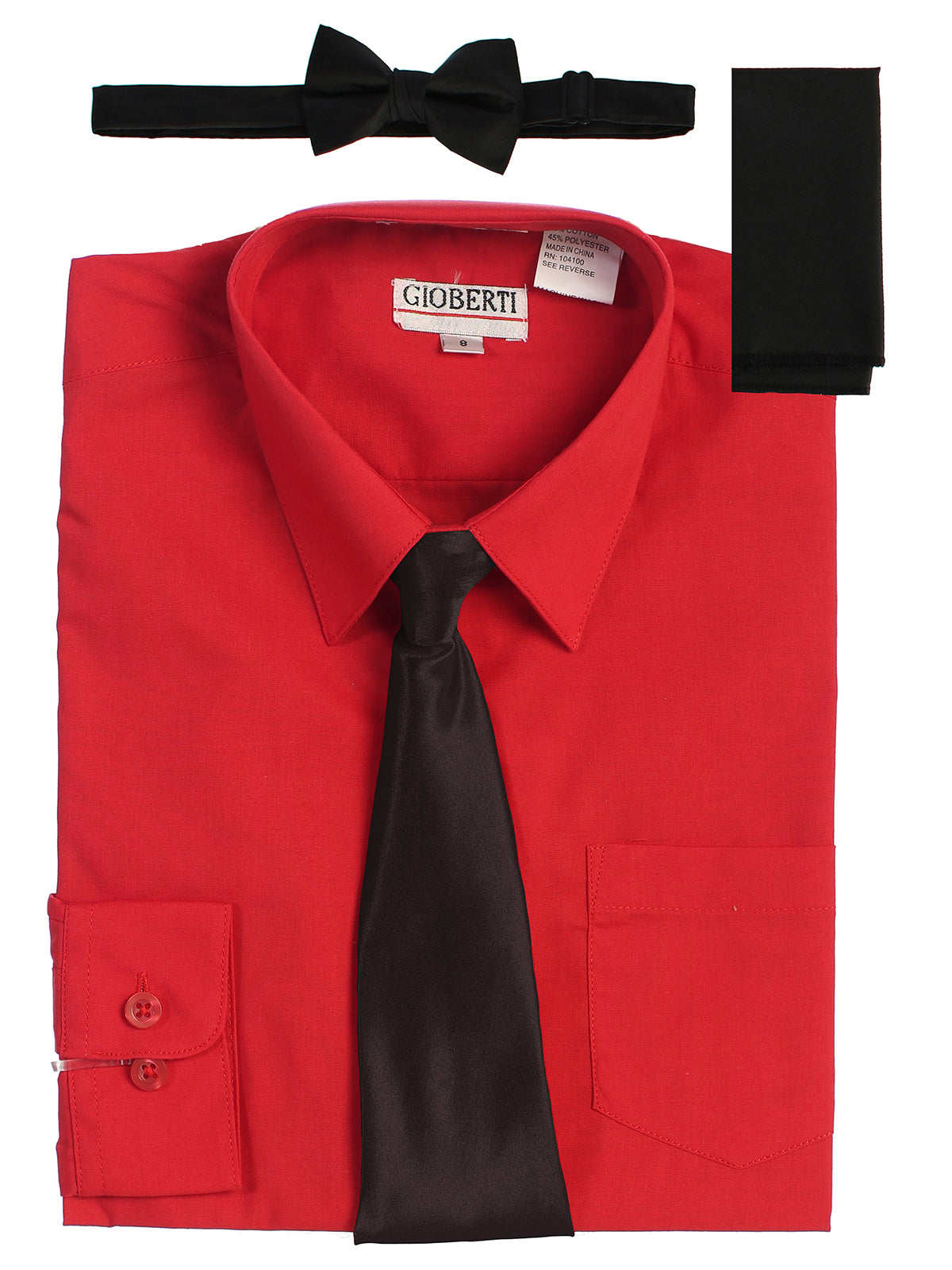 Shirt with tie set