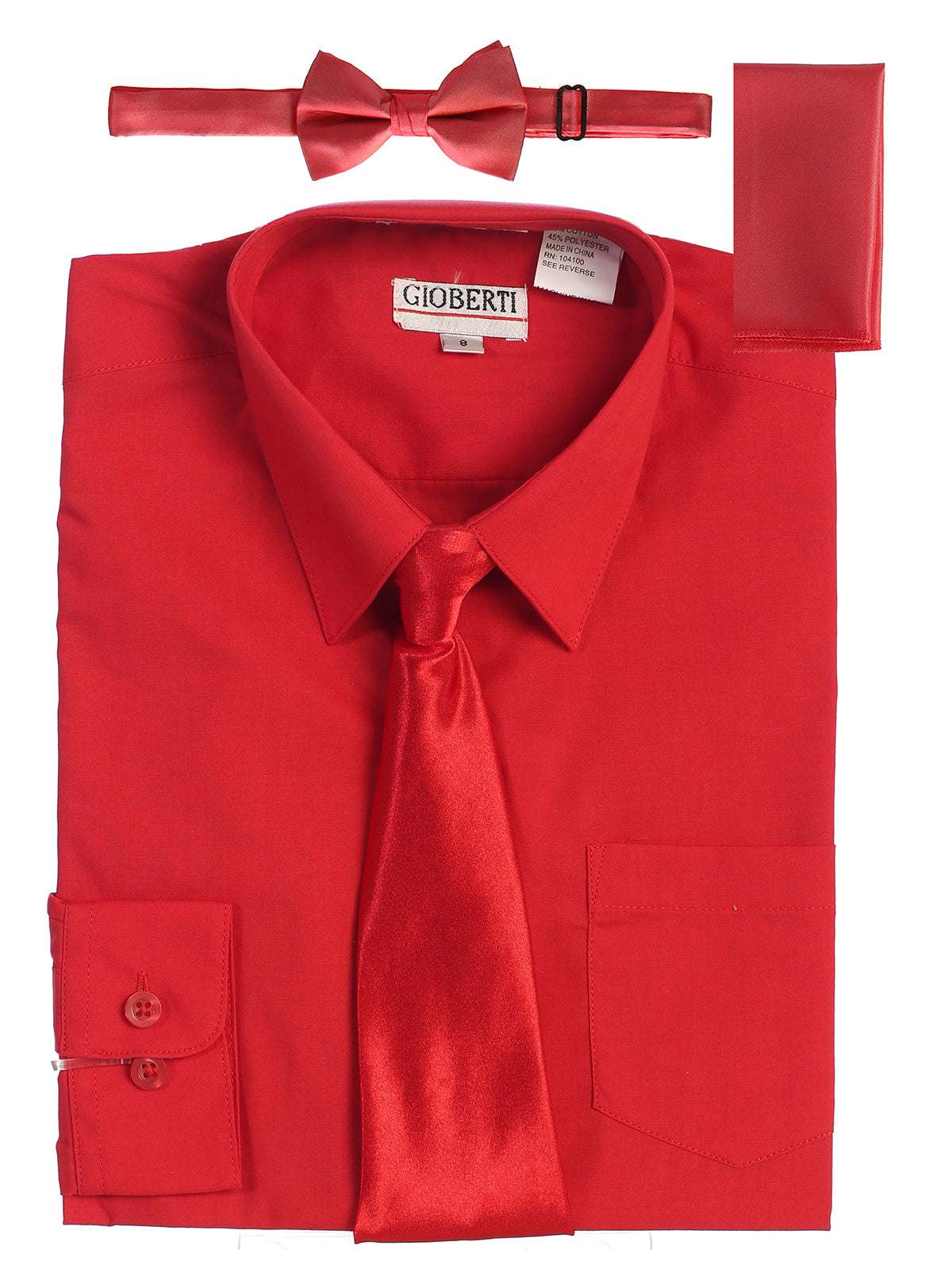 Shirt with tie set