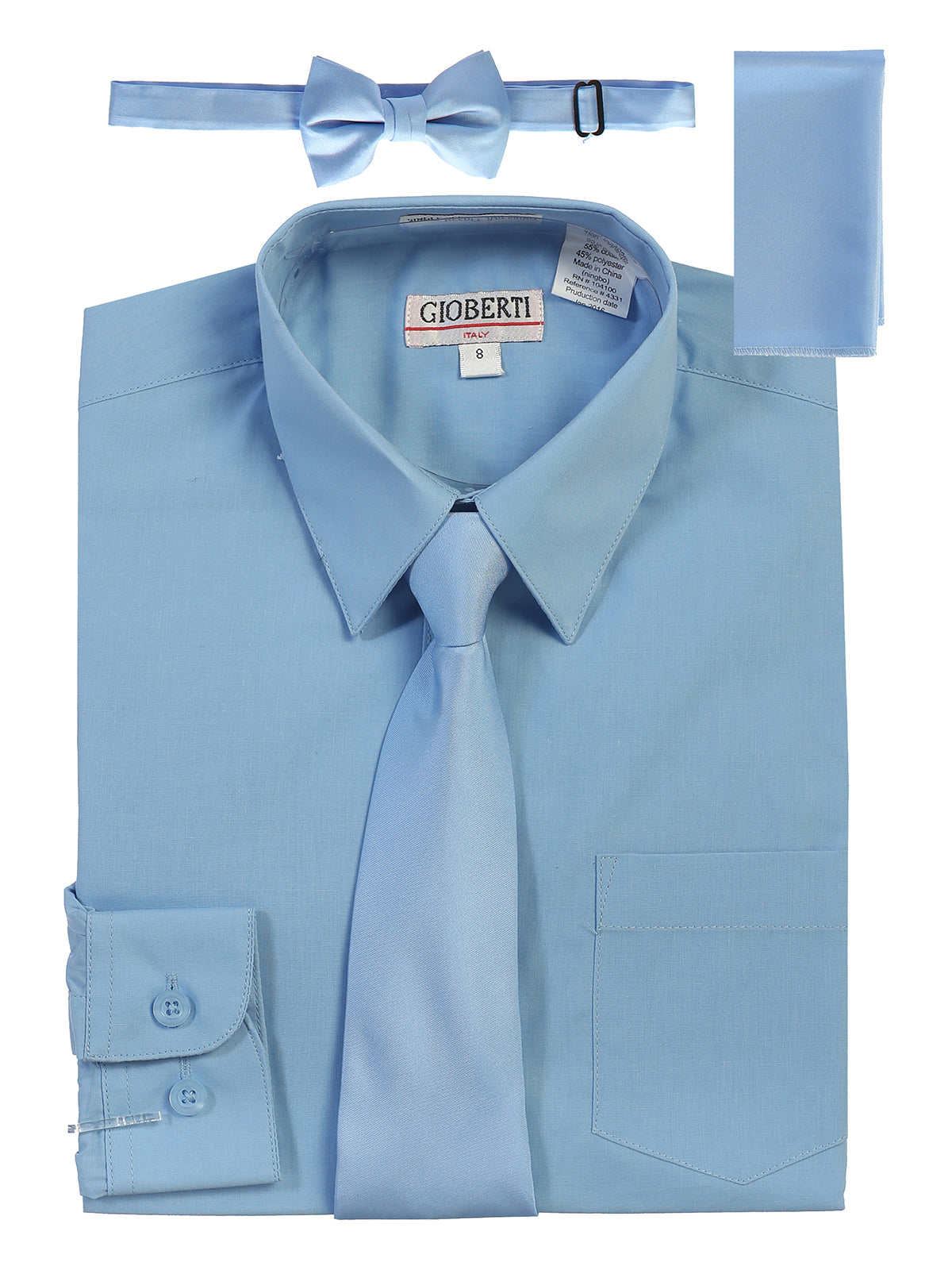 Shirt with tie set