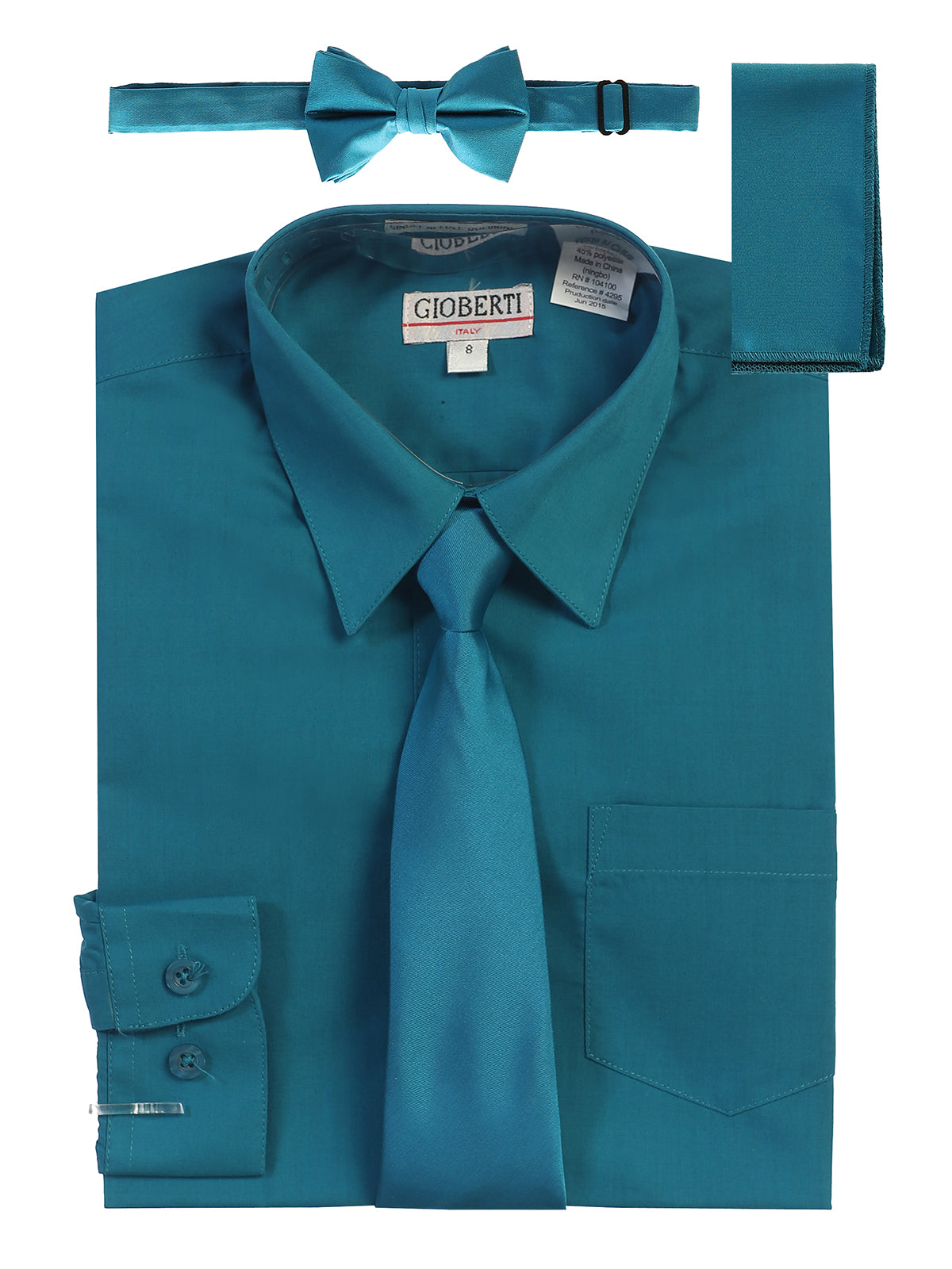 Shirt with tie set