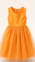 Girls Satin Tulle Special Occasion Dress Sizes 2-14 Wholesale Pack