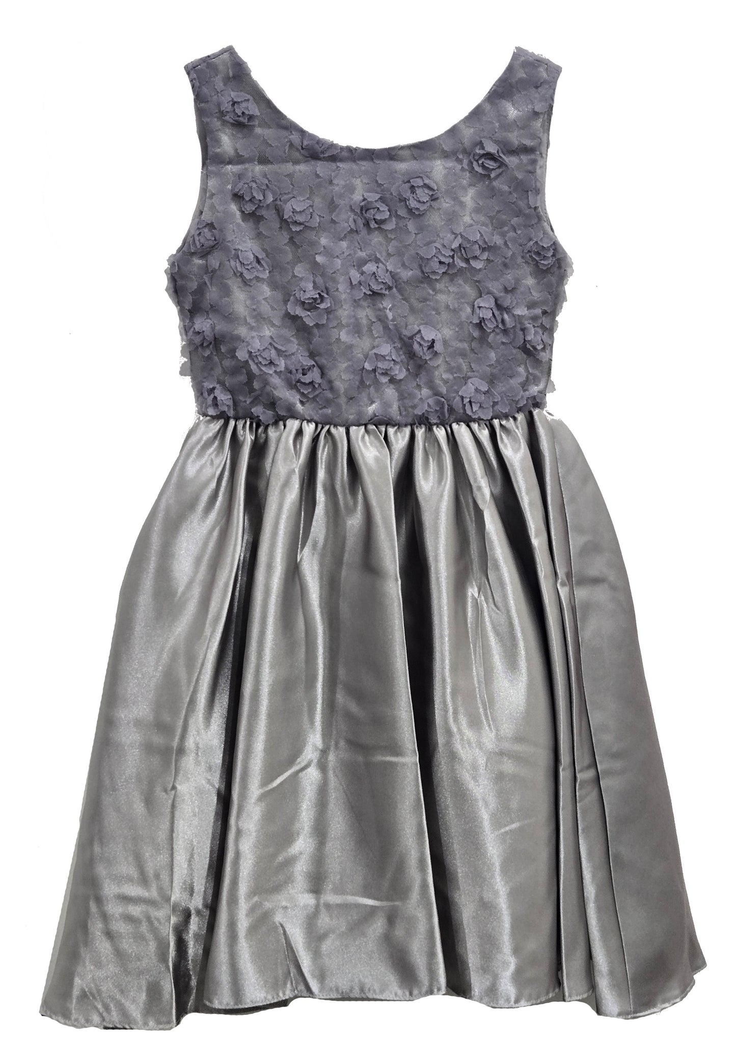 Girls 3D Floral Lace & Satin Special Occasion Dress Sizes 2-14 Wholesale Pack