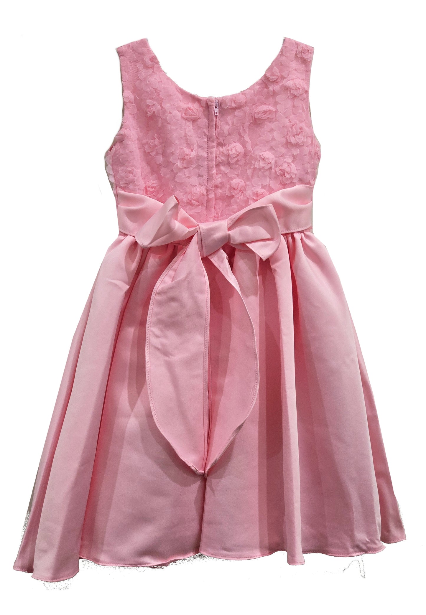 Girls 3D Floral Lace & Satin Special Occasion Dress Sizes 2-14 Wholesale Pack
