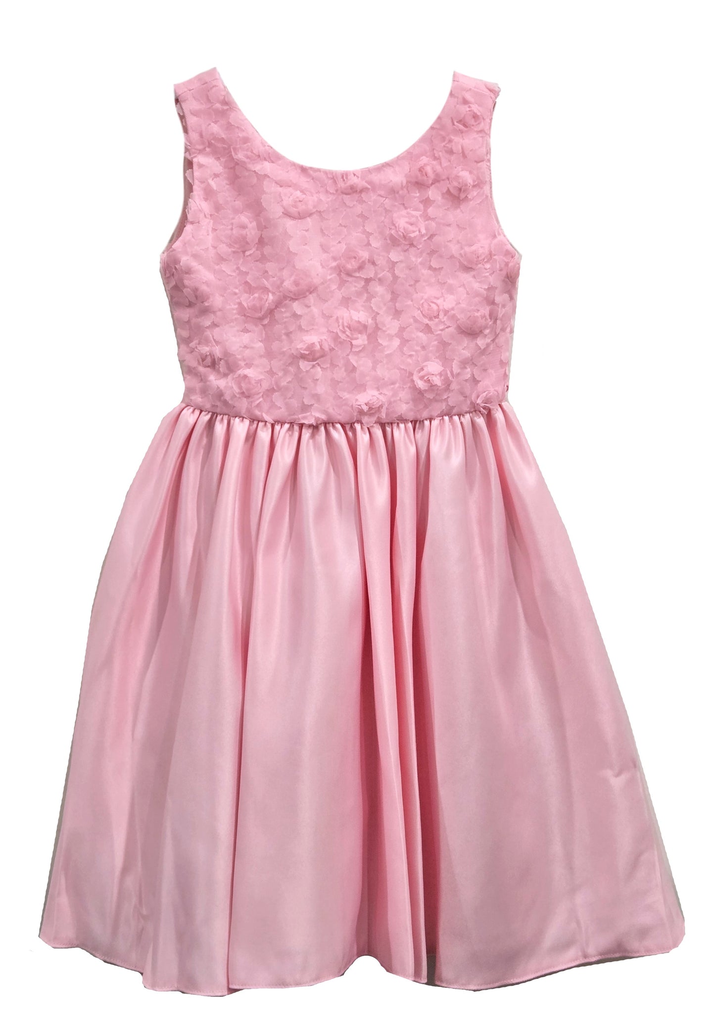 Girls 3D Floral Lace & Satin Special Occasion Dress Sizes 2-14 Wholesale Pack