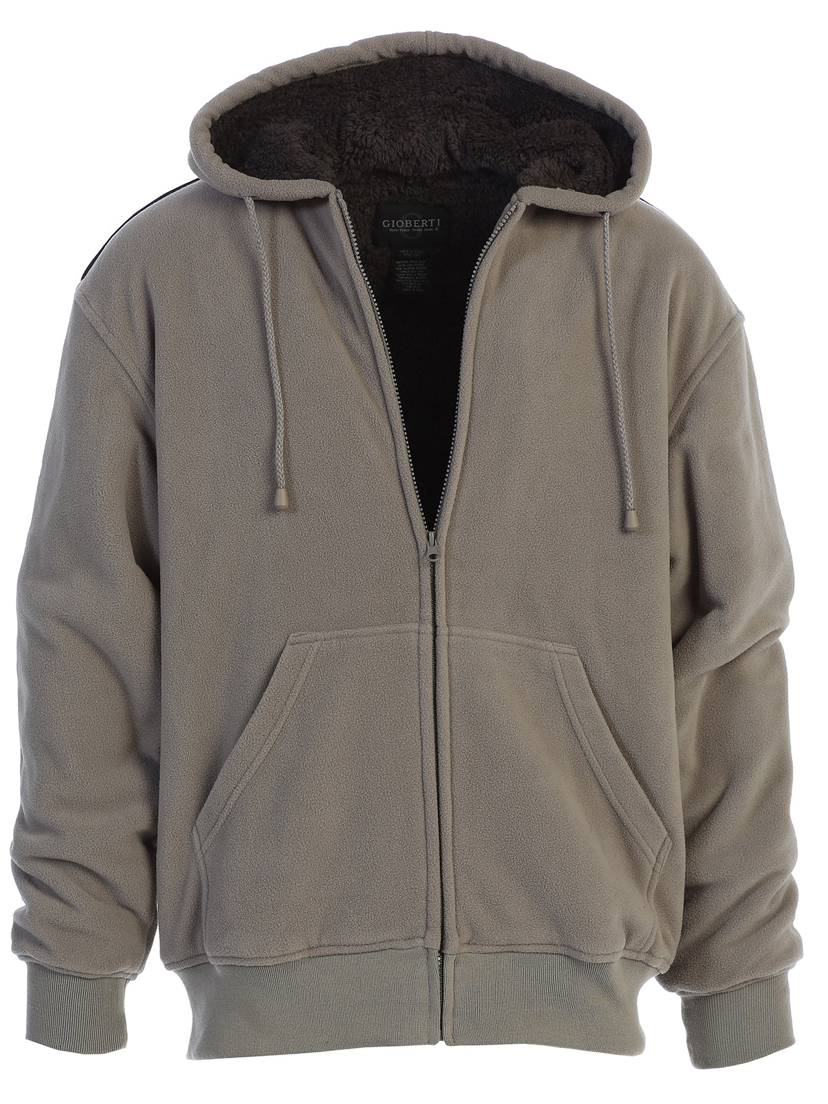 Men's Polar Fleece Hoodie W/ Sherpa Lining GB-FH96