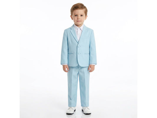 Boys Wholesale 2-Piece 100% Polyester Suit Set (Open Sizes 2T-16)