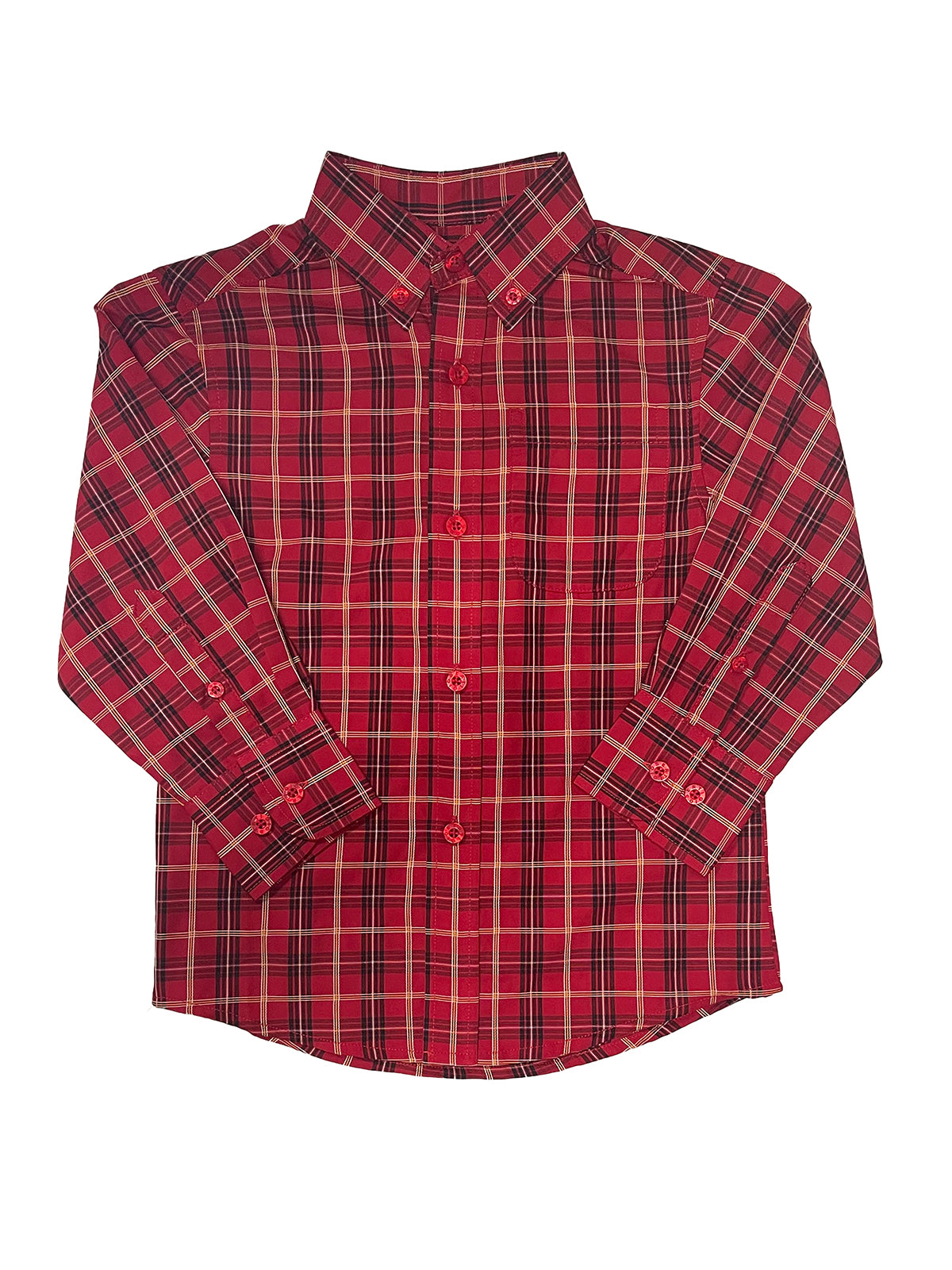 Boys Plaid Shirt