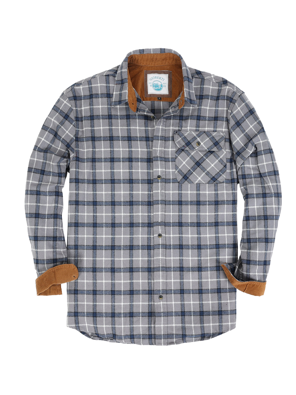 boys long sleeve plaid checked flannel