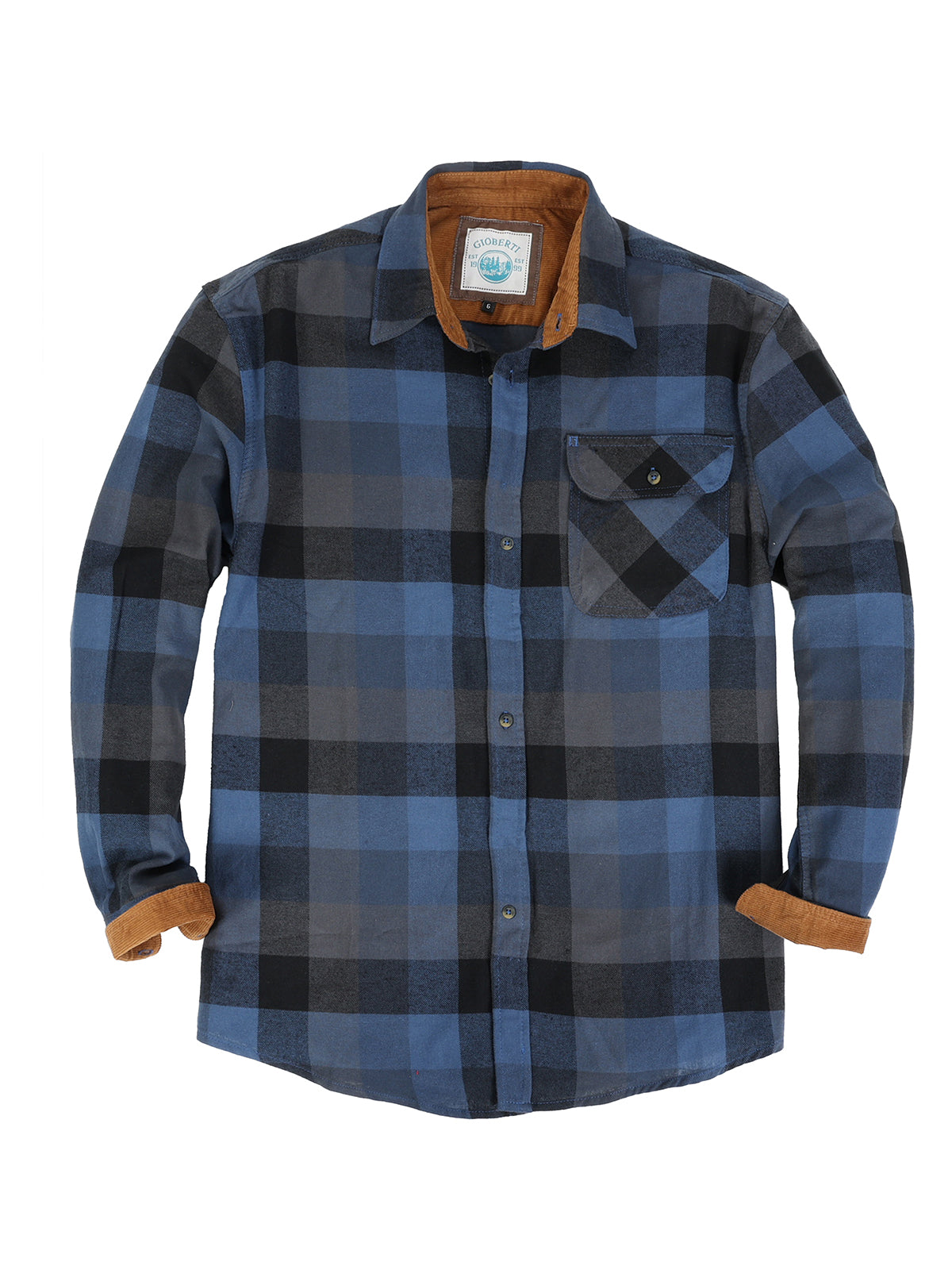 boys long sleeve plaid checked flannel